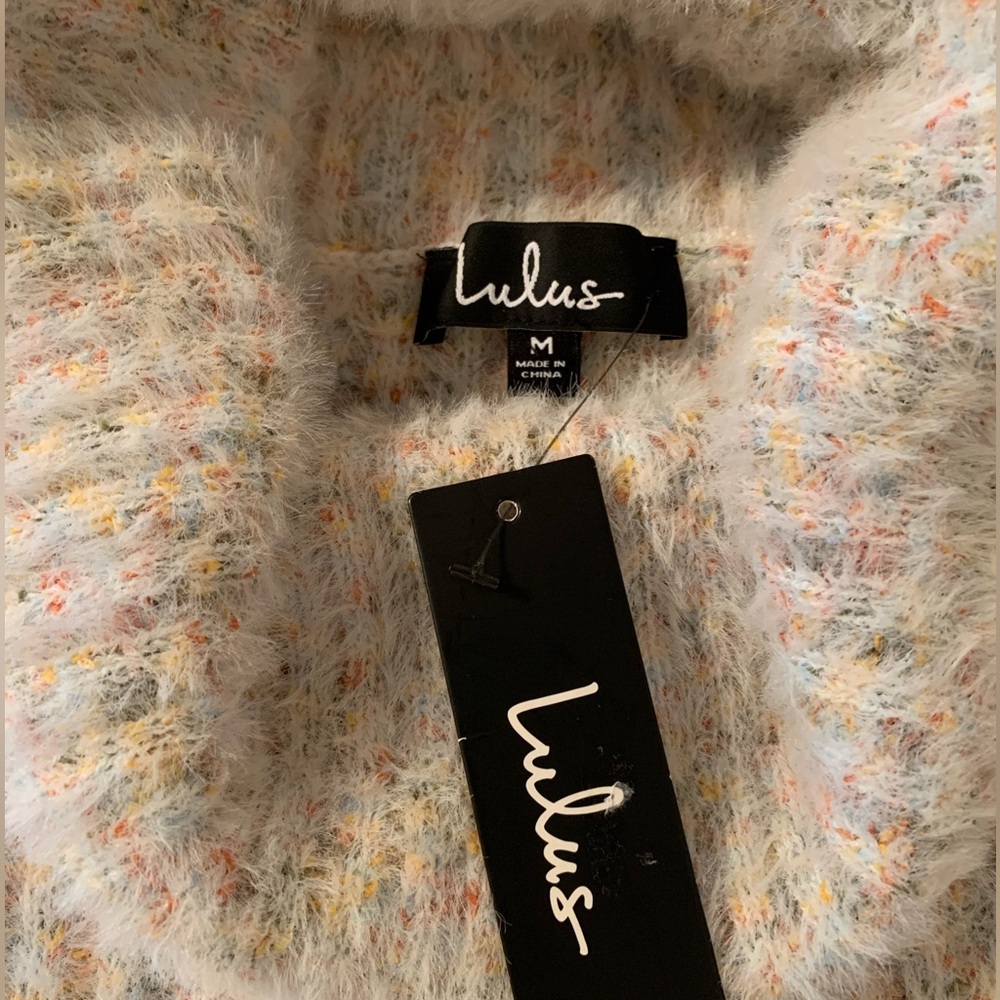 NWT Lulu’s Eyelash Knit Sweater Dress Size M - Picture 6 of 10